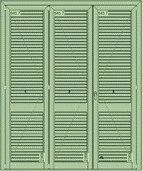 PORTA PERSIANA 3 ANTA